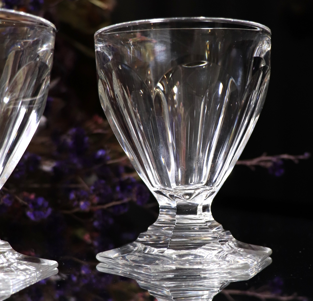 オールド・バカラ (BACCARAT) 1920年頃 6面体カット アペリティフ