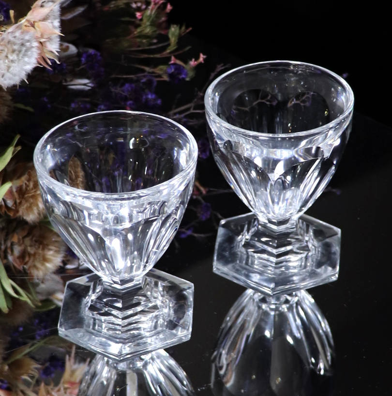 オールド・バカラ (BACCARAT) 1920年頃 6面体カット アペリティフ