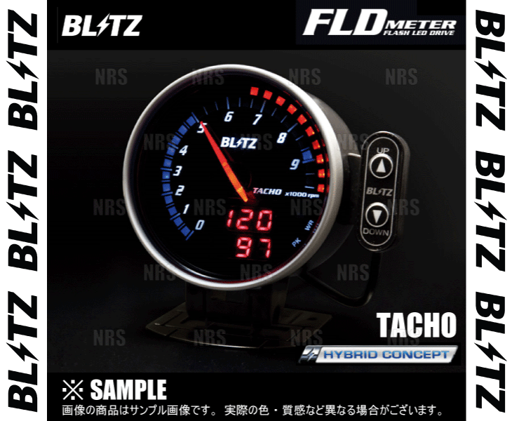 BLITZ ブリッツ FLDメーター TACHO タコ for ハイブリッド/エンジン回転計 (15203