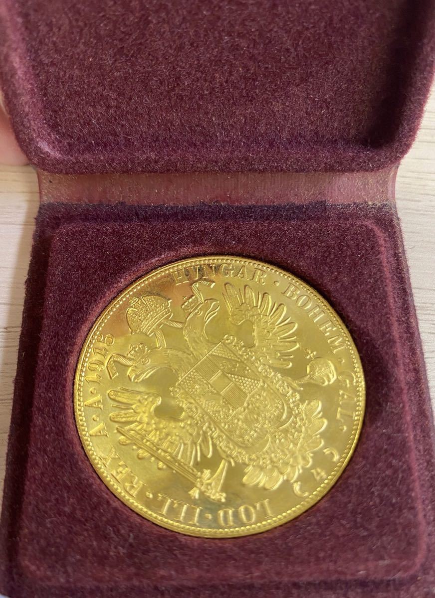 でのご オーストリア フランツヨーゼフ 1世 4ダカット 金貨 コイン が