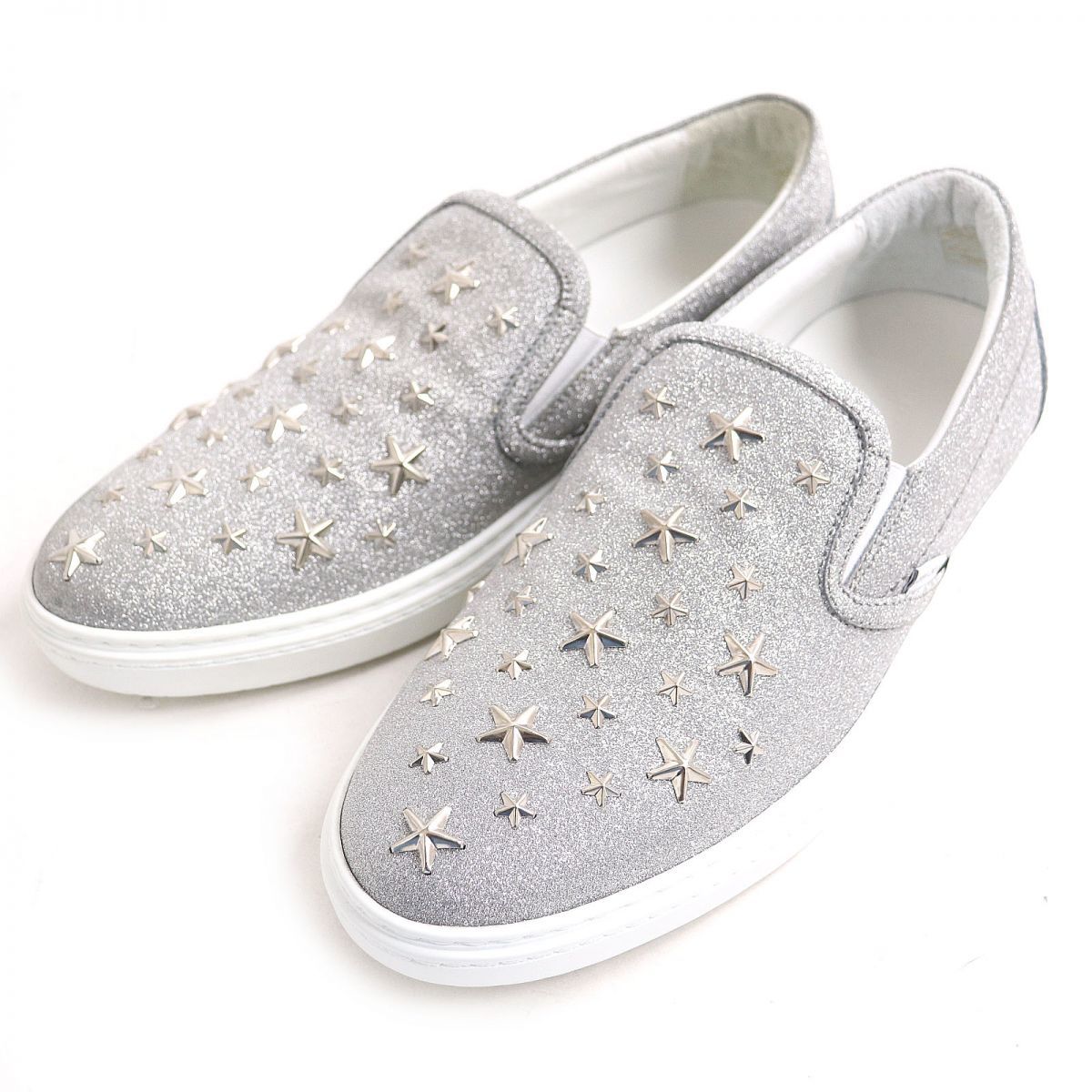 未使用品◇JIMMY CHOO ジミーチュウ スタースタッズ グリッター