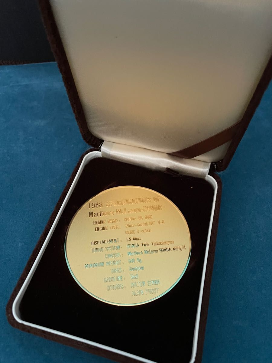 新品】F1 1988年 WORLD CHAMPION アイルトンセナ メダル|Yahoo 新品】F1 1988年 WORLD CHAMPION アイルトンセナ メダル|Yahoo