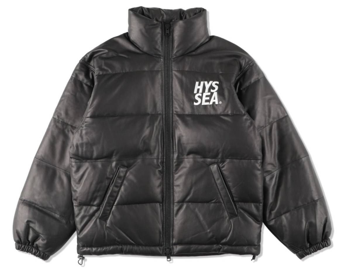 HYSTERIC GLAMOUR WIND AND SEA LEATHER DOWN JACKET レザー ダウンジャケット ヒステリックグラマー ウィンダンシー N1