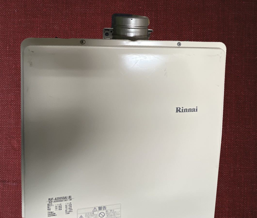 （中古品）Rinnai RUF-A2005SAU (B) 給湯器 リンナイ ガス給湯器、 都市ガス、2020年製。_画像5