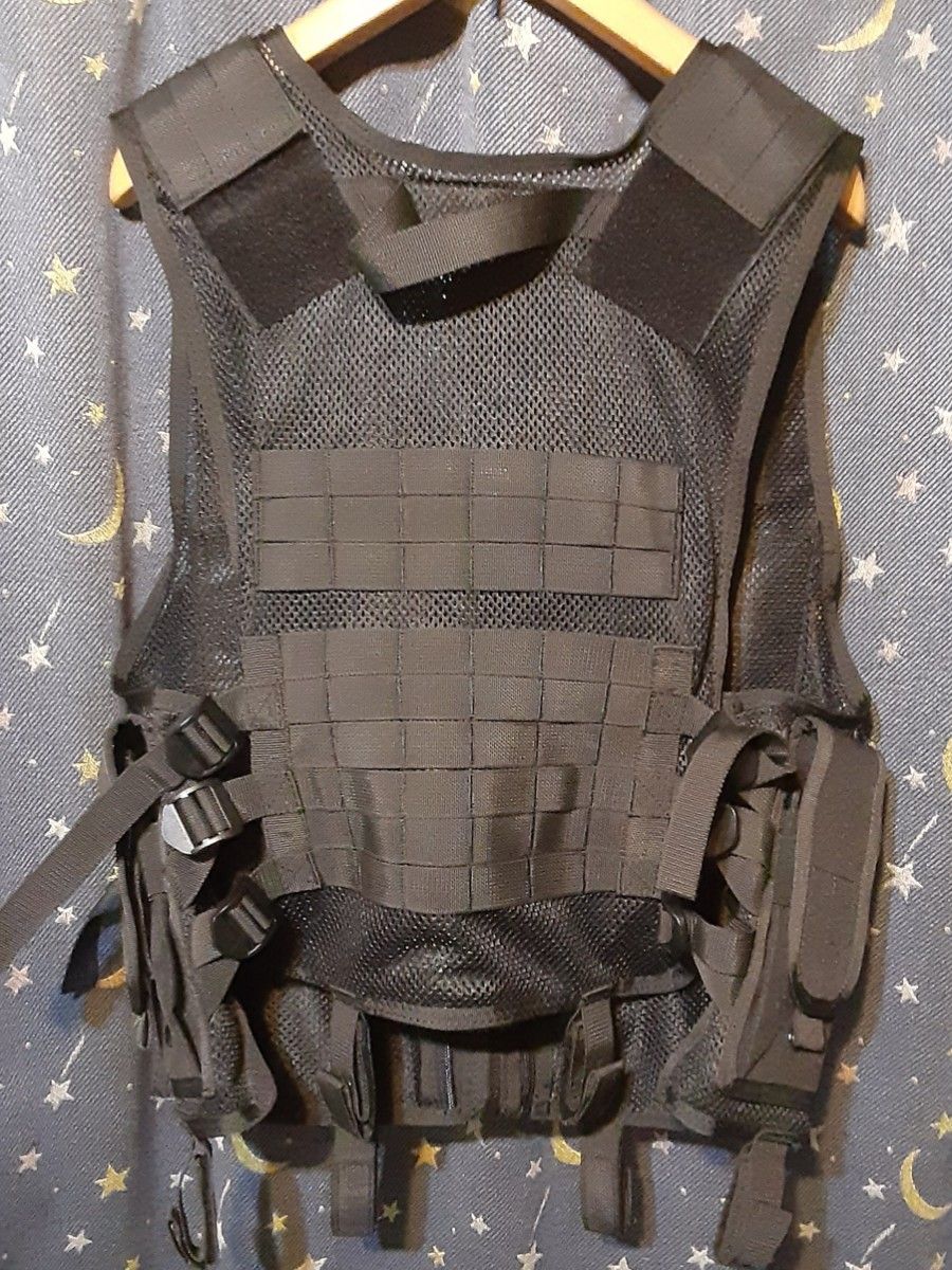 ライラクス・ゴーストギア・マルチパーパスベストV1BK ＋右足用