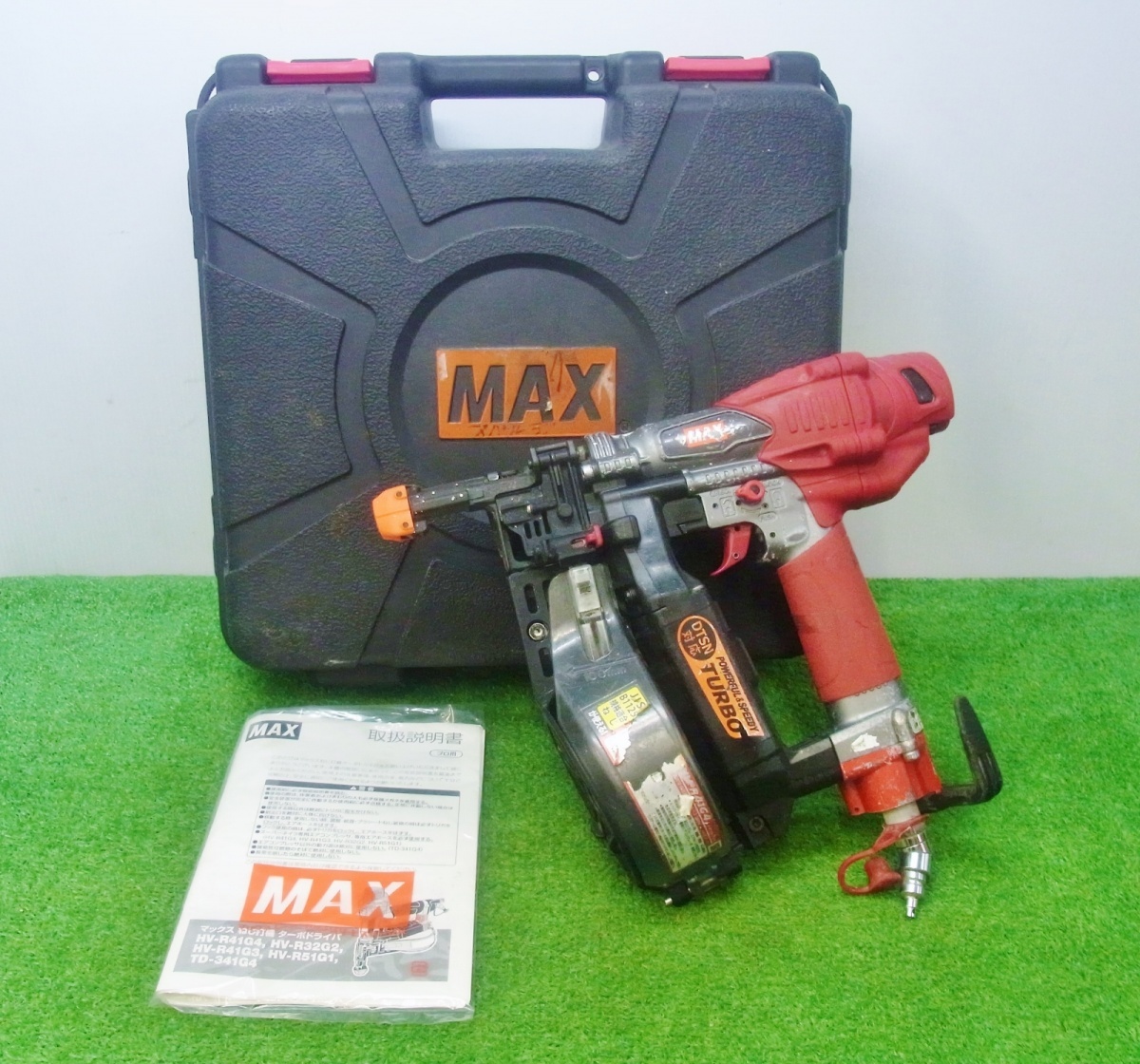 中古 MAX マックス 高圧 41mm ターボドライバ ねじ打ち機 HV-R41G4 ⑤
