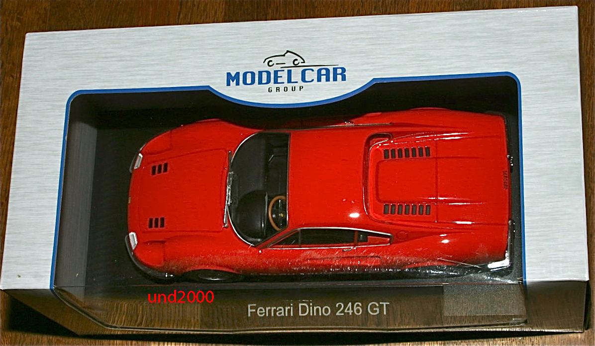 MCG ダンディ2 華麗な冒険 1/18 Ferrari Dino 246 GT オレンジ フェラーリ ディーノ The Persuaders ディノ Model Car Group 2_画像4