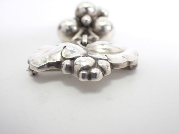 GEORG JENSEN ジョージジェンセン ブローチ 217B ぶどう ブドウ 葡萄