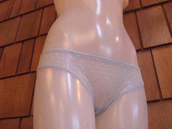 ★在庫処分セール!! ヴィクトリアズシークレット Dream Angels Dot Laceup Cheeki panty ブルー XS size V6D-B550AF88の画像2