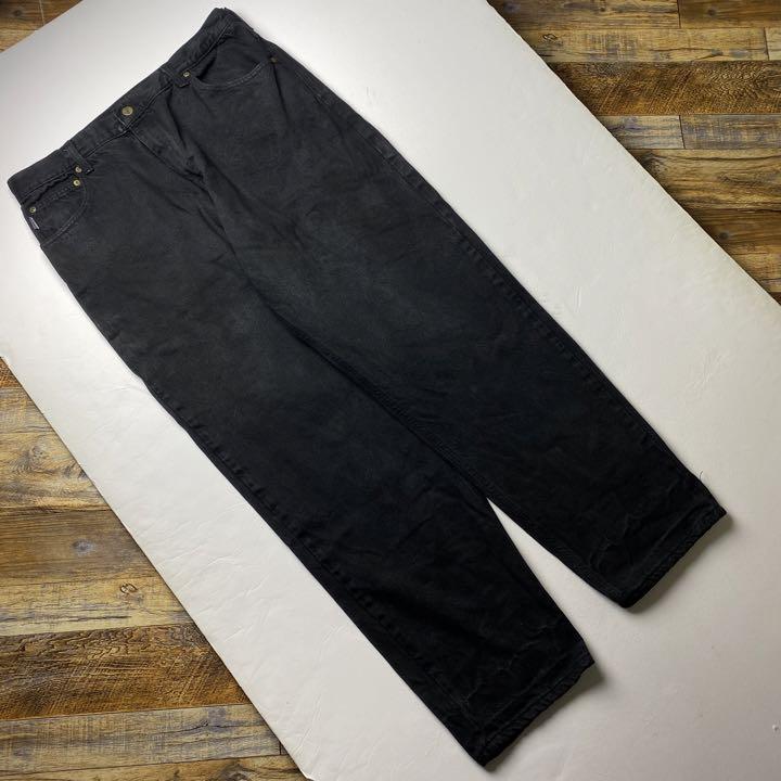USA製 Carhartt カーハート w38 ブラックデニム 黒 ブラック USA製 Carhartt カーハート w38 ブラックデニム 黒 ブラック