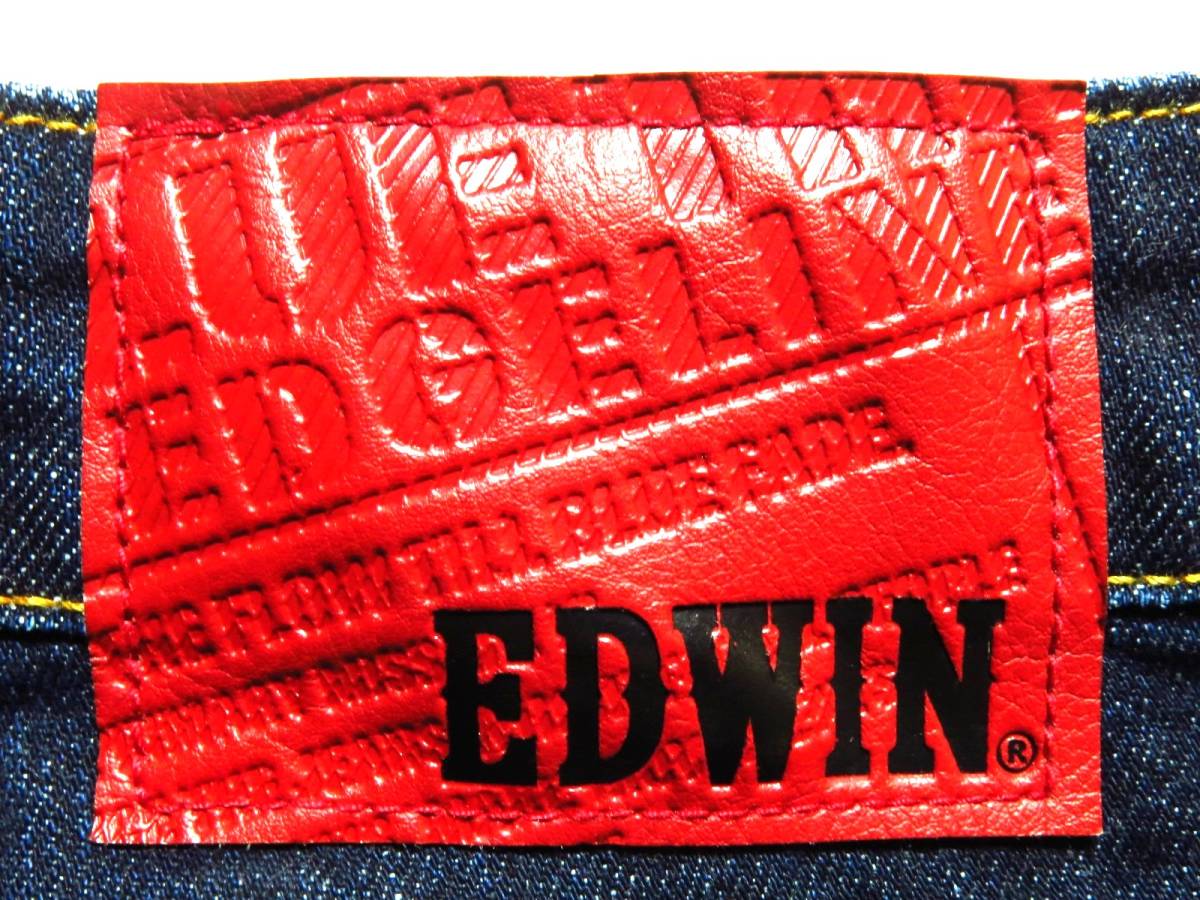 EDWIN　エドウィン　メンズストレッチデニム　裾上げ無し（チェーンステッチ）　サイズ30（W実寸約83cm）　※実寸W33相当　　(出品番号567)_画像8