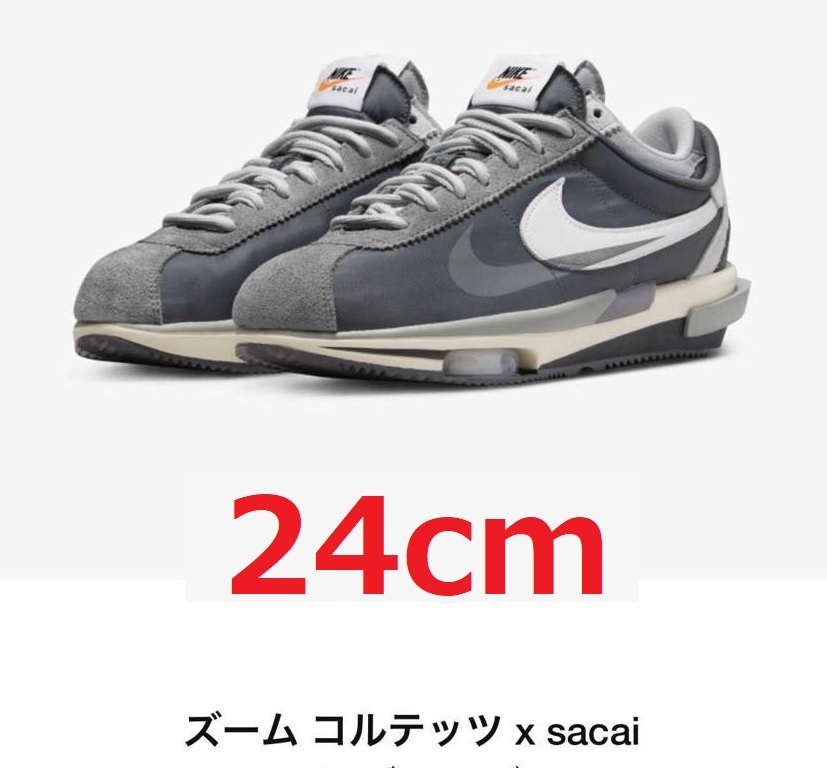 新品未使用 NIKE SACAI ナイキ サカイ スニーカー 24cm-