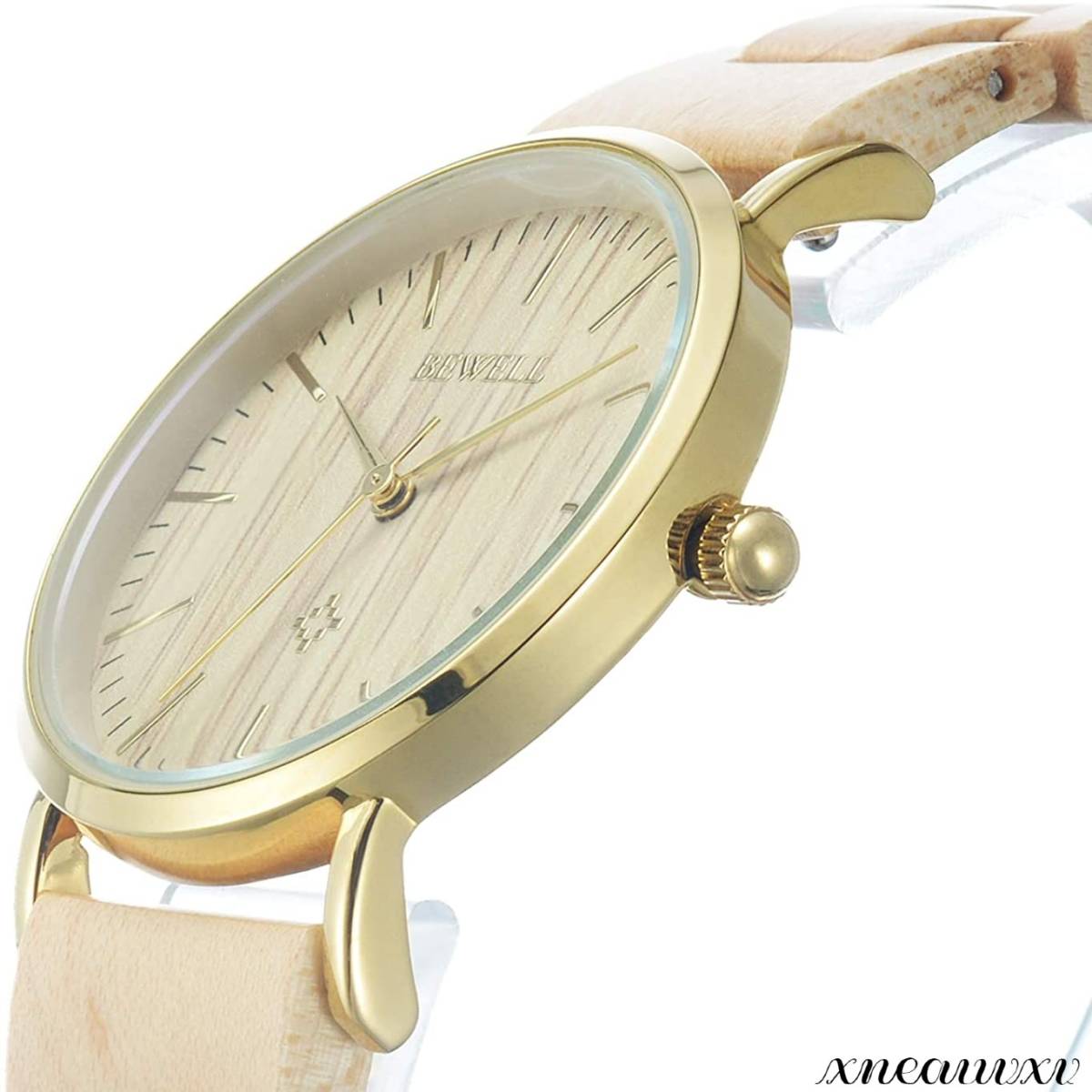 おしゃれな 木製腕時計 メープル メンズ 日本製クオーツ アンティーク 天然木 カジュアル ウッド モダン 男性 腕時計 プレゼント