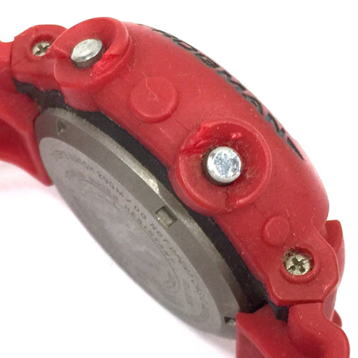 カシオ Gショック フロッグマン チタニウム クォーツ デジタル 腕時計 DW-8200 メンズ レッド 未稼働品 現状品 4