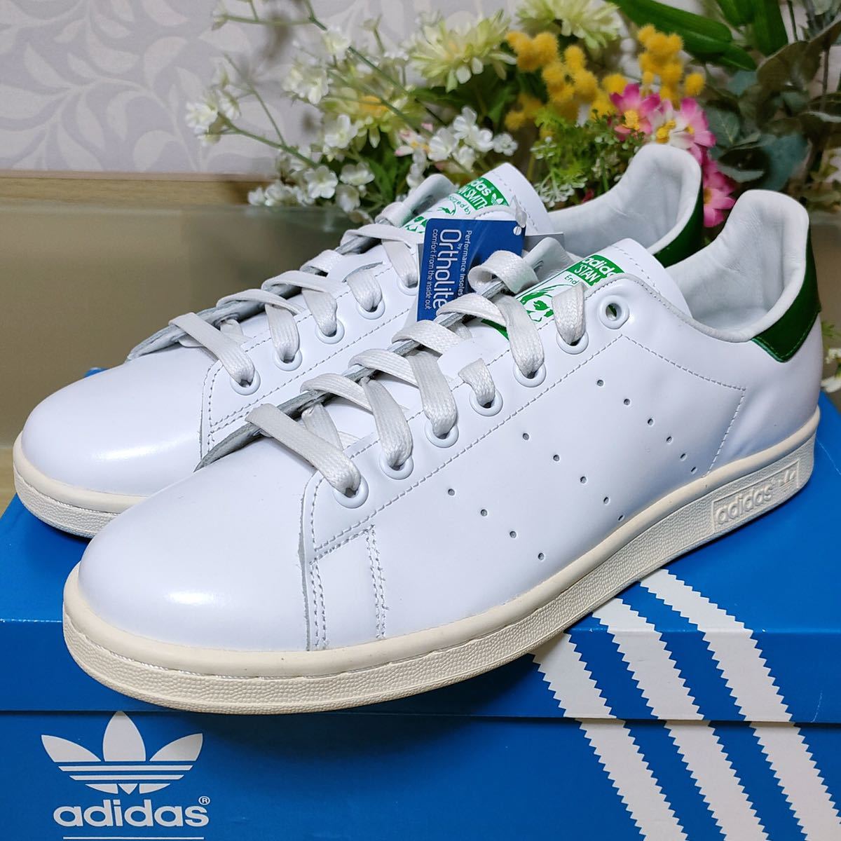 ◇新品◇adidas スタンスミス ガラスレザー グリーン B24364 ◇-