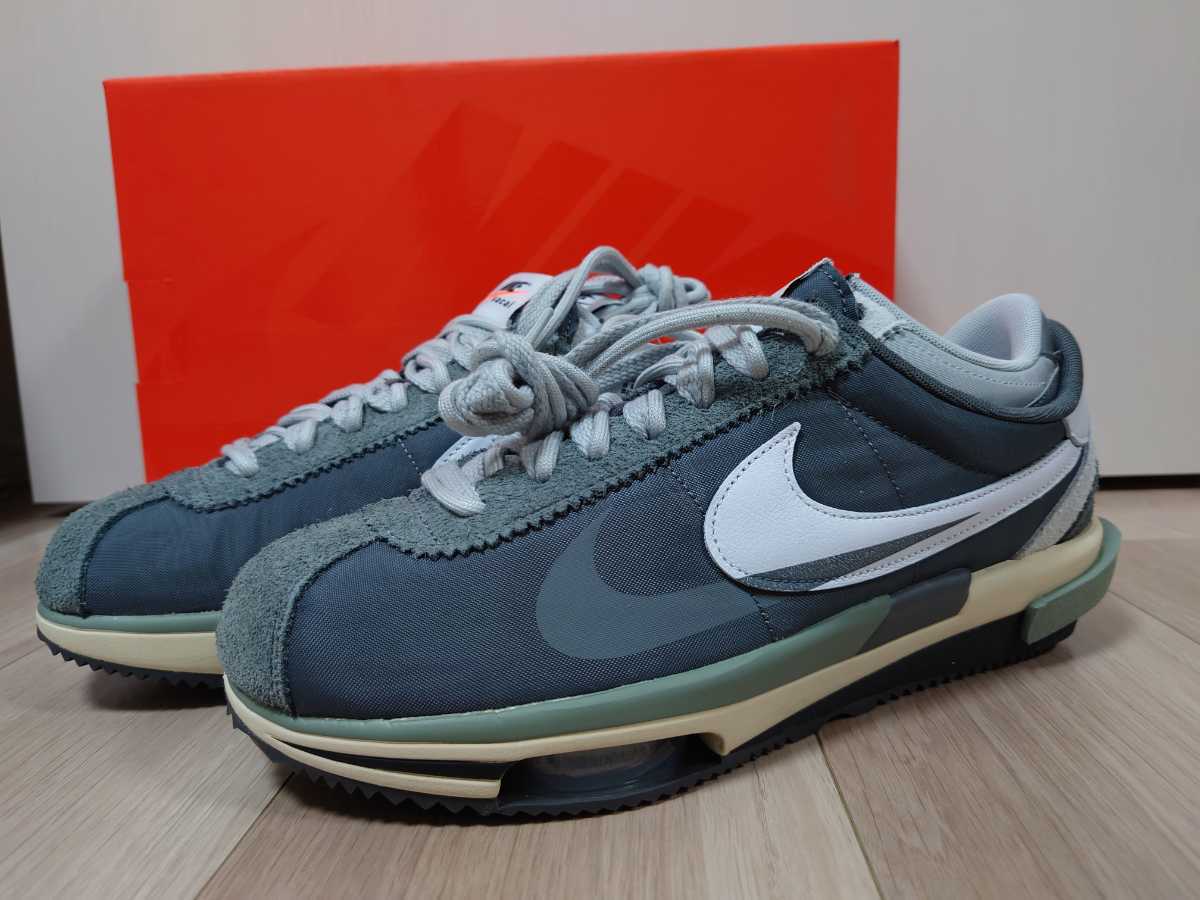 ナイキ サカイコラボ ズームコルテッツ 28cm NIKE ZOOM CORTEZ SP us10 sacai グレー ホワイト 新品 正規品 _画像1