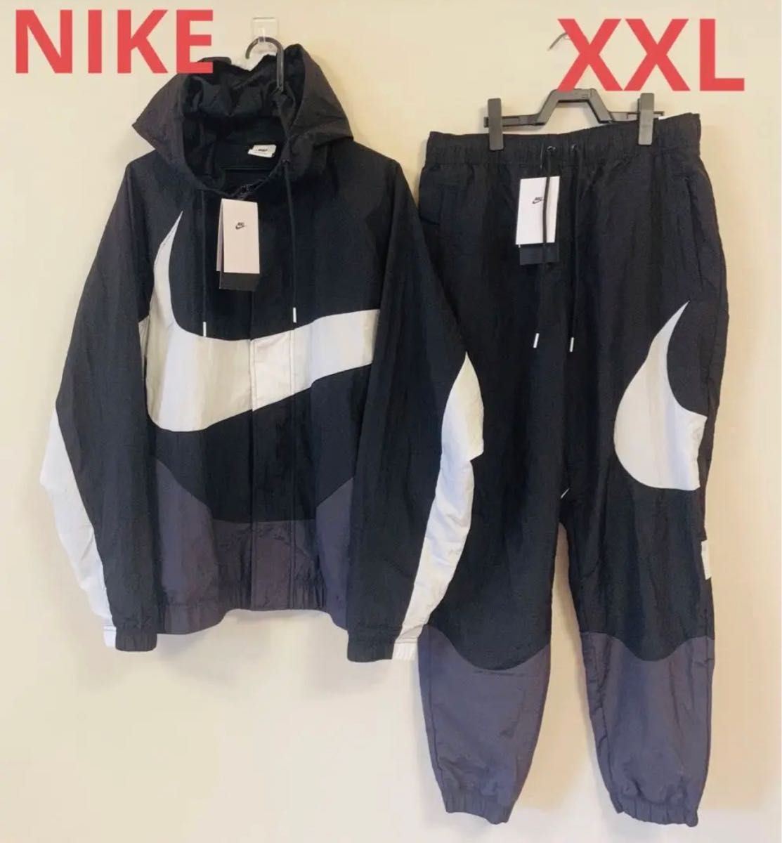 ナイキ NIKE ビッグ スウッシュ ウーブン上下 セット XXL 希少 ナイキ NIKE ビッグ スウッシュ ウーブン上下 セット XXL 希少