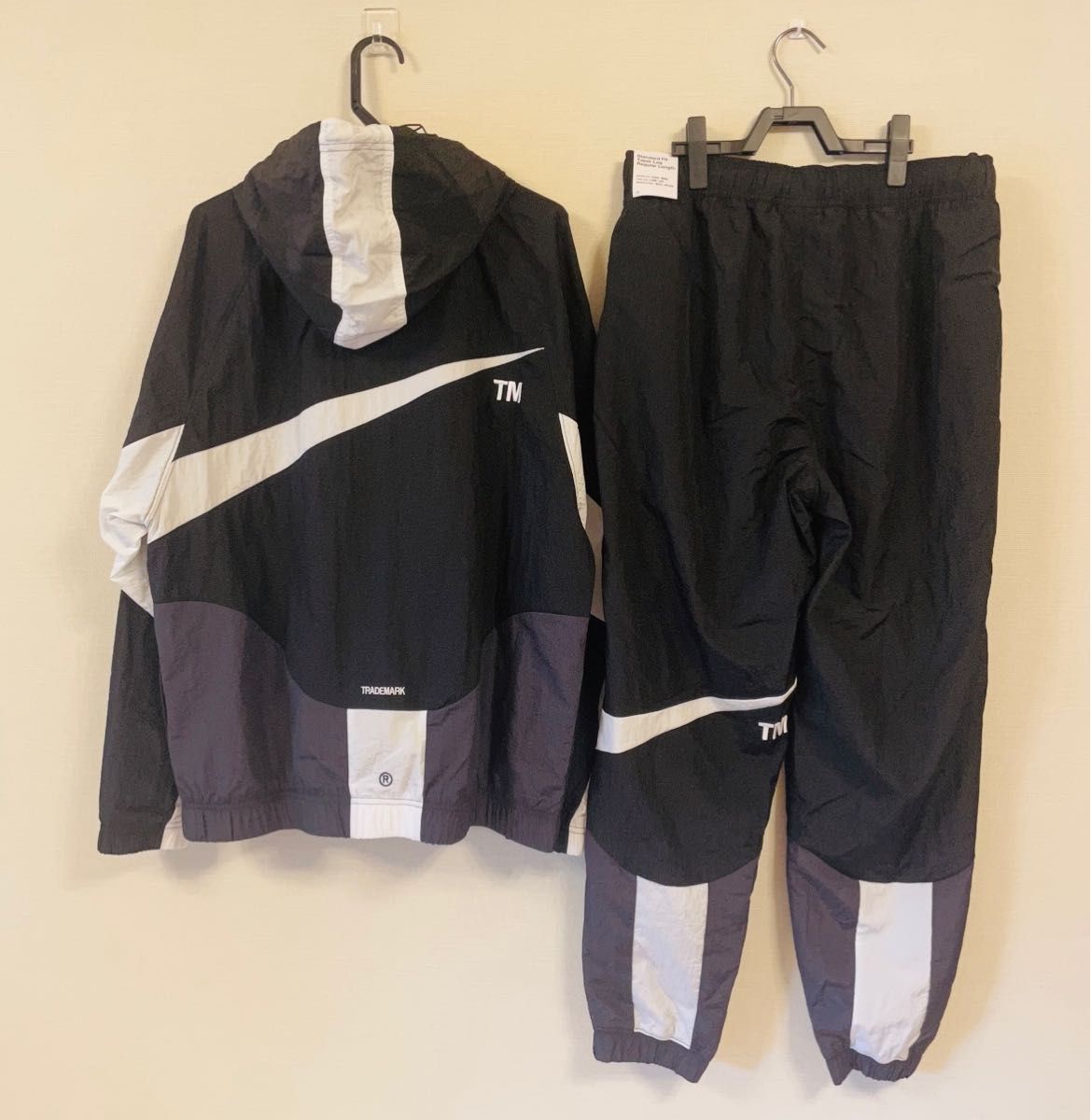ナイキ NIKE ビッグ スウッシュ ウーブン上下 セット XXL 希少 ナイキ NIKE ビッグ スウッシュ ウーブン上下 セット XXL 希少