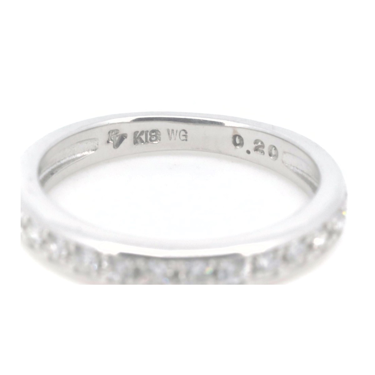 ポンテヴェキオ ダイヤモンド リング 指輪 6号 0.20ct K18WG(18金 ホワイトゴールド) 質屋出品_画像6