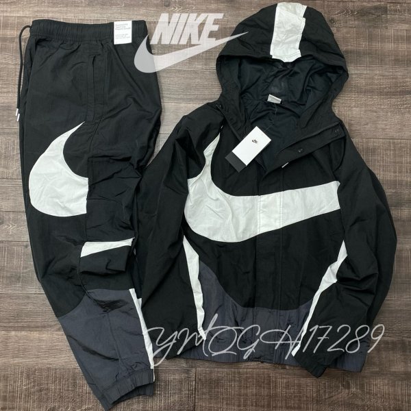 売れ筋アイテムラン パンツ & ジャケット SWOOSH ビッグ ビッグ ナイキ ☆新品☆NIKE セット M 黒白 -010 DR8909 DR9005 上下 その他 売れ筋アイテムラン パンツ & ジャケット SWOOSH ビッグ ビッグ ナイキ ☆新品☆NIKE セット M 黒白 -010 DR8909 DR9005 上下 その他