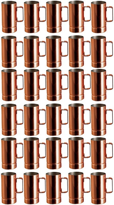 ☆銅製ストレートマグ 大(容量約500ml)30個銅には抗菌 ☆銅製ストレートマグ 大(容量約500ml)30個銅には抗菌