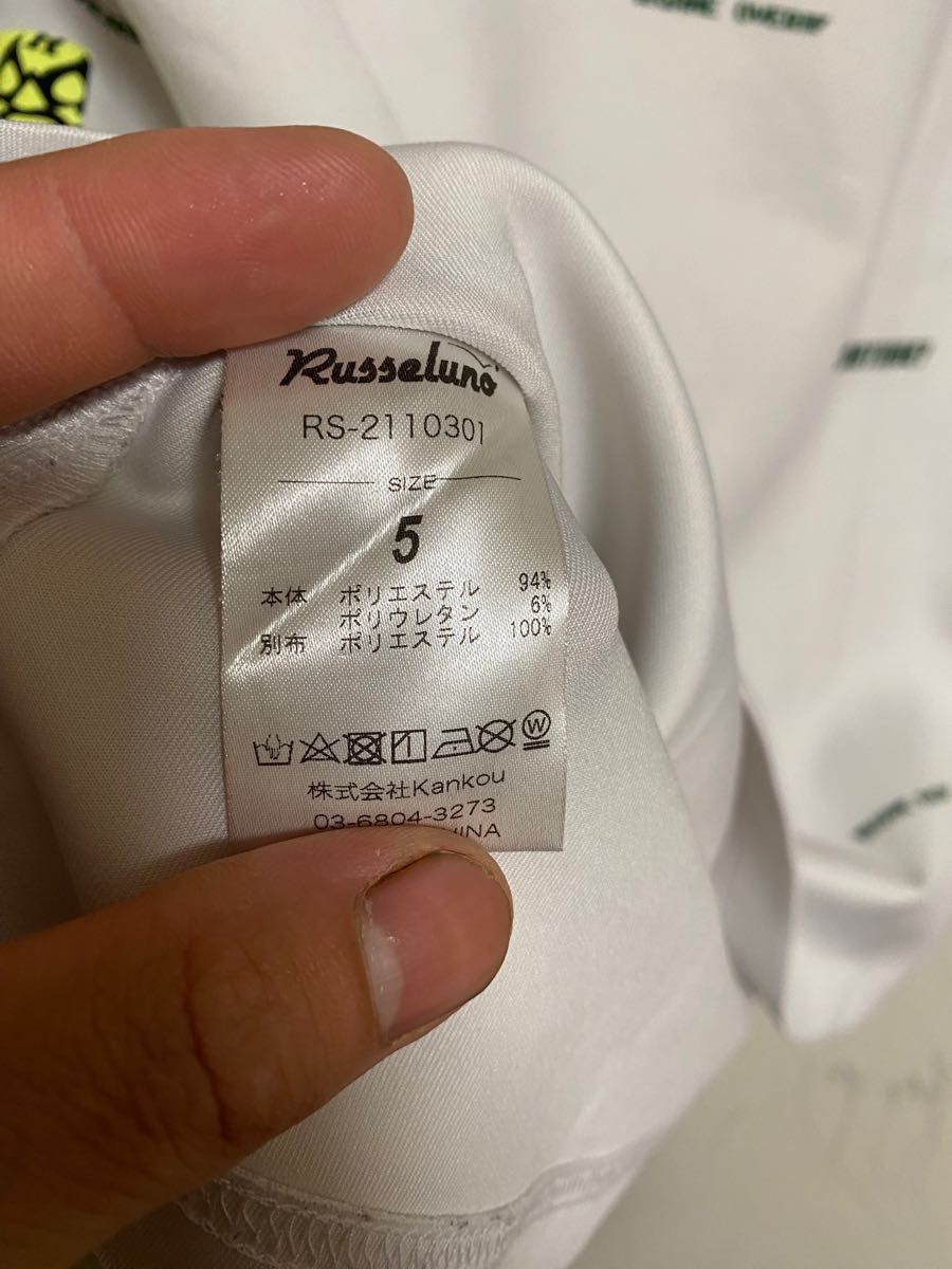 代引可】 RUSSELUNO 限定品 ラッセルノ ゴルフウェア ポロシャツ