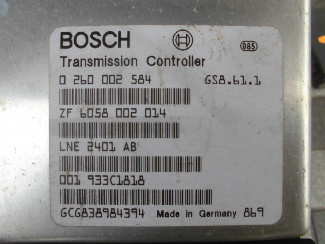 # Jaguar XJ8 4L X308 transmission computer used LNE2401AB BOSCH JLDC parts taking equipped ECU AT control unit #