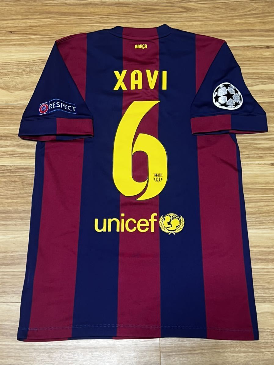 正規品 バルセロナ シャビ CL決勝仕様 半袖ユニフォーム