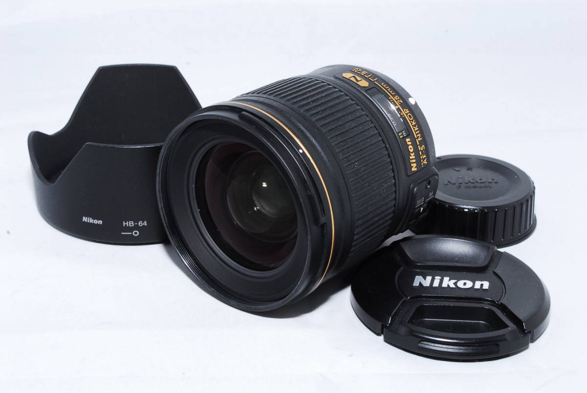 ☆新品級☆ Nikon ニコン 単焦点レンズ AF-S NIKKOR 28mm f/1.8G フル