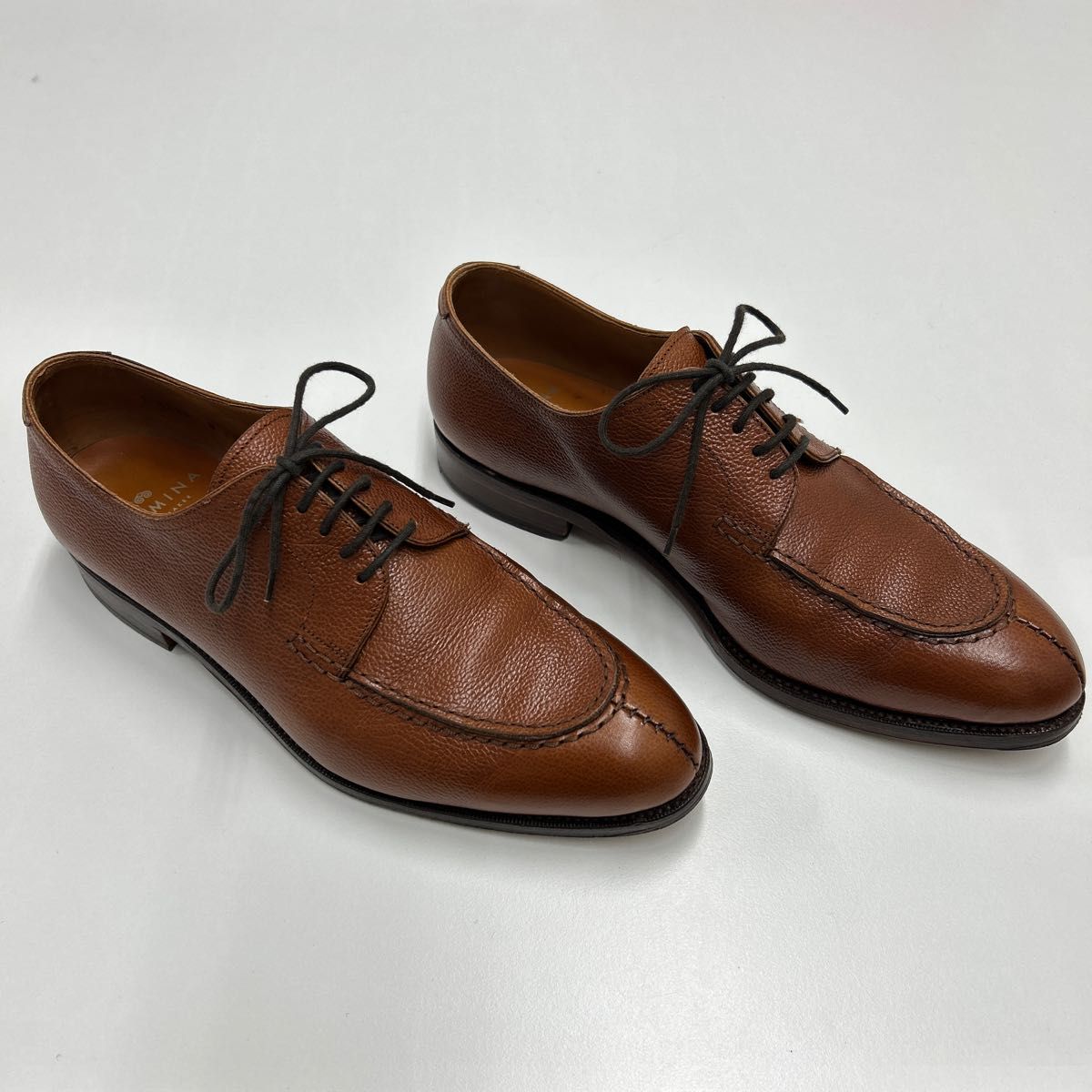 メーカー直売】 カルミナ 靴 ドレス CARMINA Uチップ(UK7.5) ラスティ