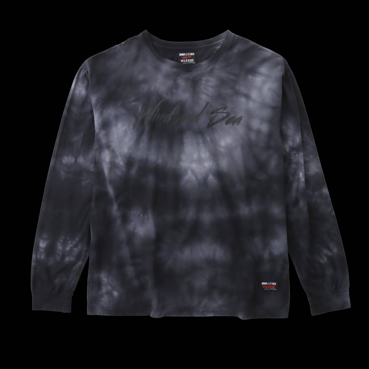 新品 WILDSIDE YOHJI YAMAMOTO WIND AND SEA ヨウジヤマモト ウィンダンシー WS-22WSLT-01 ロングスリーブ Tシャツ TIE DYE サイズ2_画像1