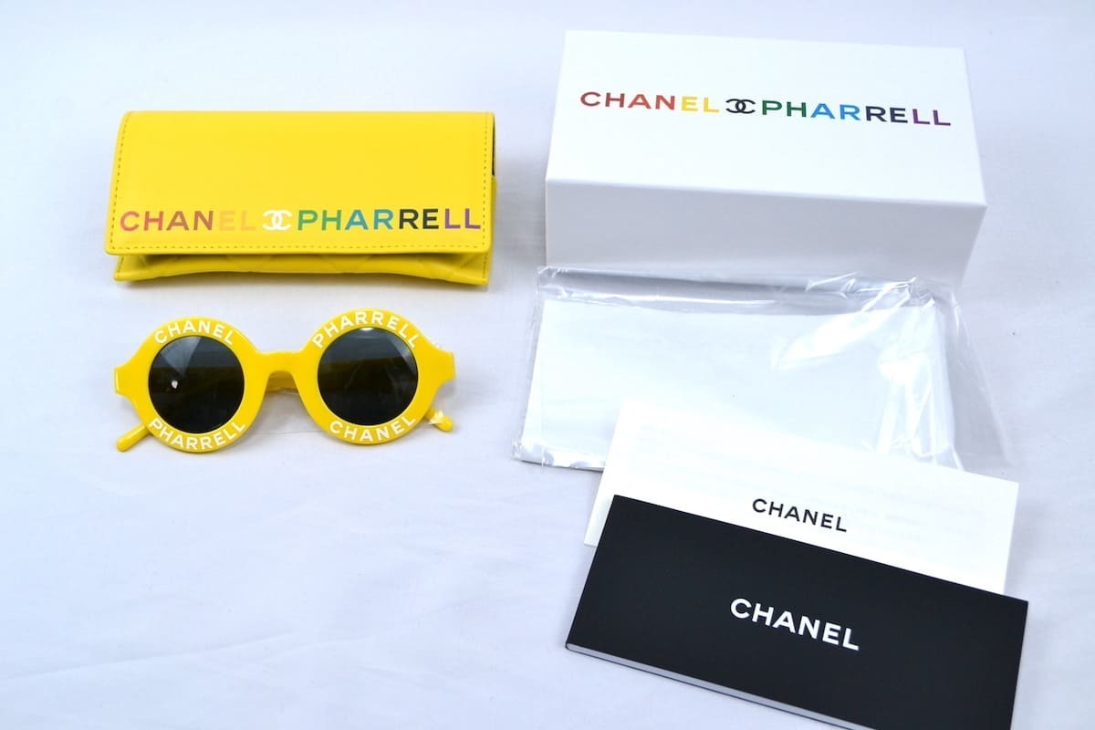 新品 19SS (Chanel x Pharrell Capsule Collection)　シャネル × ファレルウィリアムス カプセルコレクション イエロー サングラス