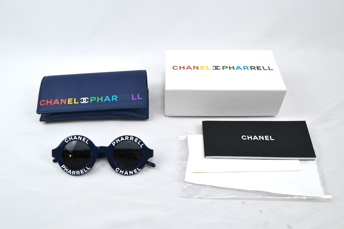 新品 19SS (Chanel x Pharrell Capsule Collection) シャネル × ファレルウィリアムス カプセルコレクション ネイビー サングラス