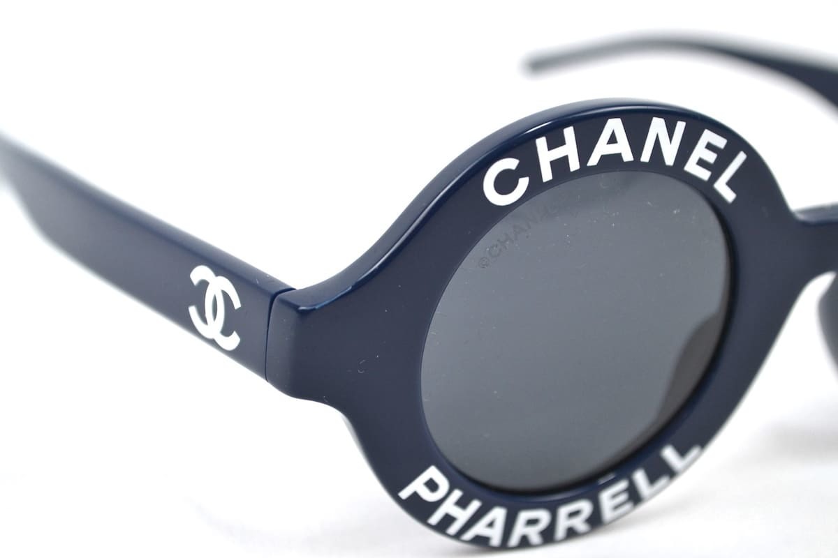 新品 19SS (Chanel x Pharrell Capsule Collection) シャネル × ファレルウィリアムス カプセルコレクション ネイビー サングラス