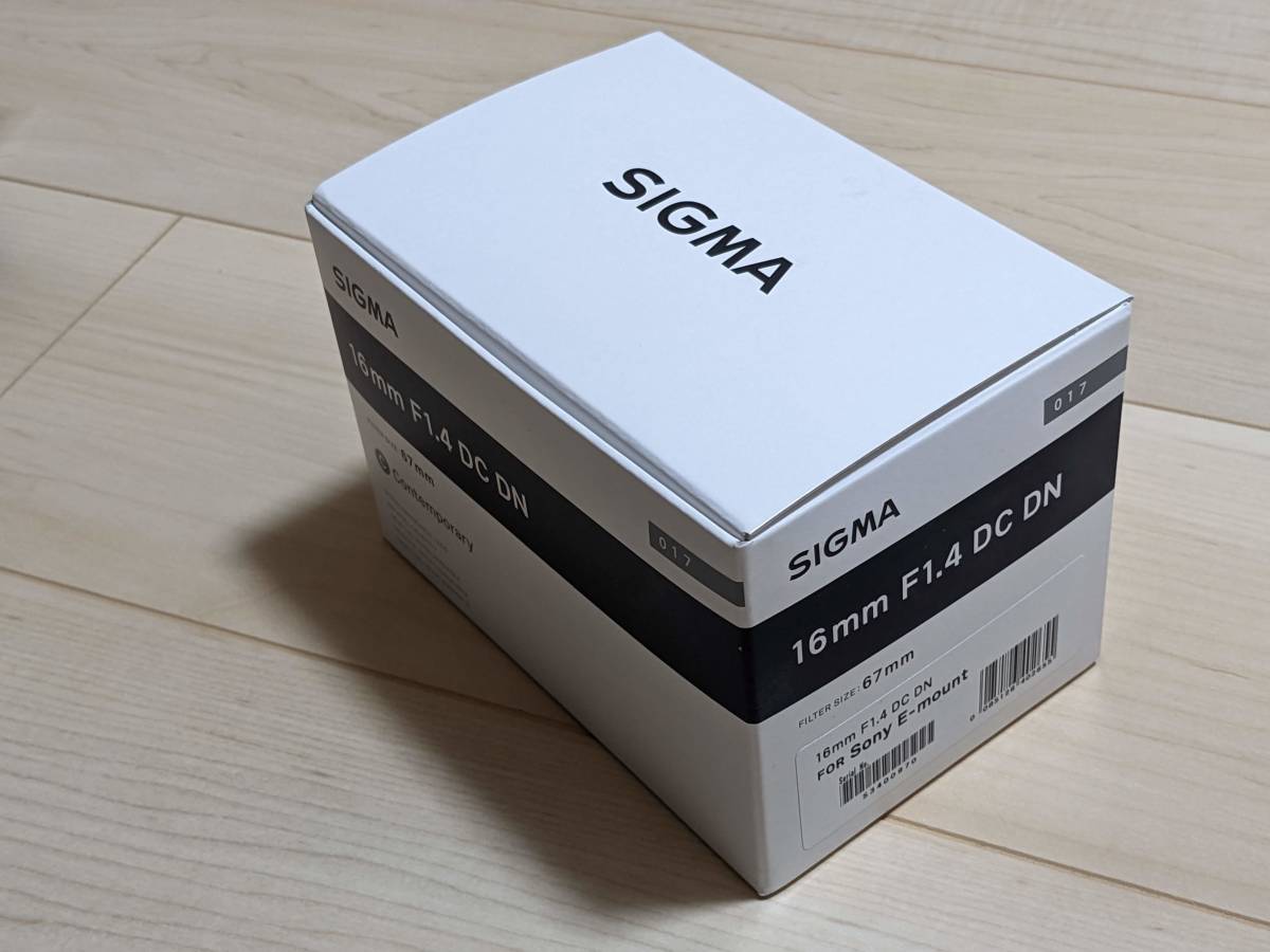 蔵 BBofficial1SIGMA 16mm F1.4 DC DN Contemporary C017 Sony E