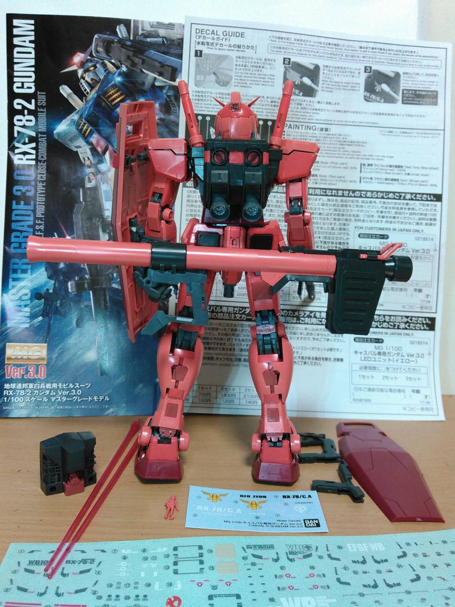MG 1/100 RX-78-CA プレバン 限定 キャスバル専用ガンダム ver3 MG 1/100 RX-78-CA プレバン 限定 キャスバル専用ガンダム ver3
