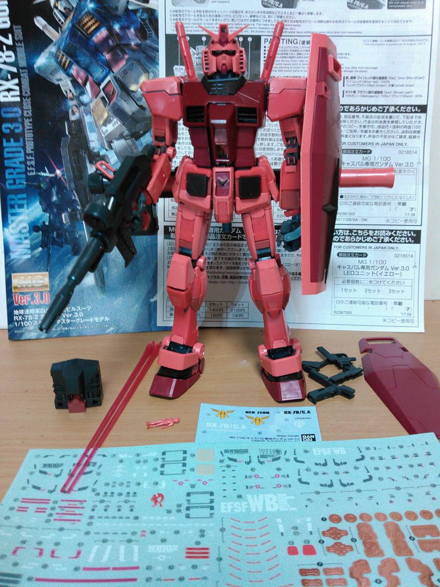 MG 1/100 RX-78-CA プレバン 限定 キャスバル専用ガンダム ver3 MG 1/100 RX-78-CA プレバン 限定 キャスバル専用ガンダム ver3