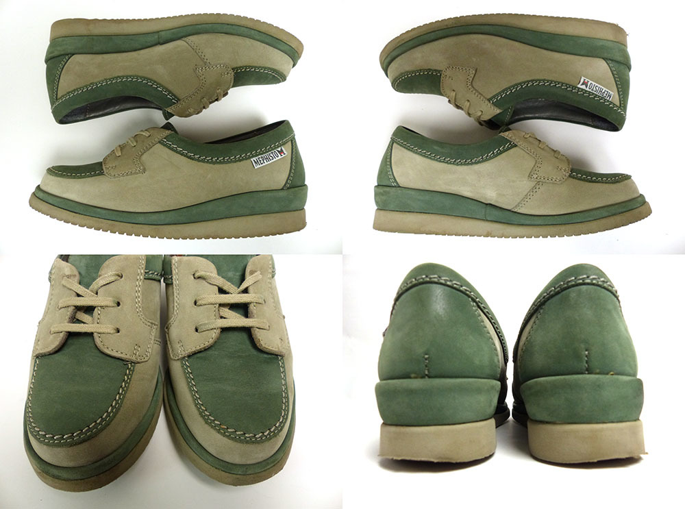  France made MEPHISTO DEORAH /mefi -stroke leather walking shoes US5/EU3(22cm corresponding )( lady's )[ used ]1i-1-044