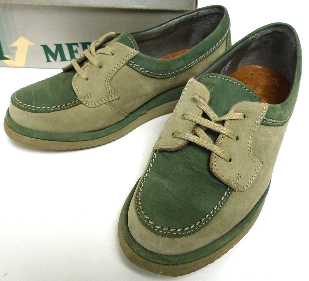  France made MEPHISTO DEORAH /mefi -stroke leather walking shoes US5/EU3(22cm corresponding )( lady's )[ used ]1i-1-044