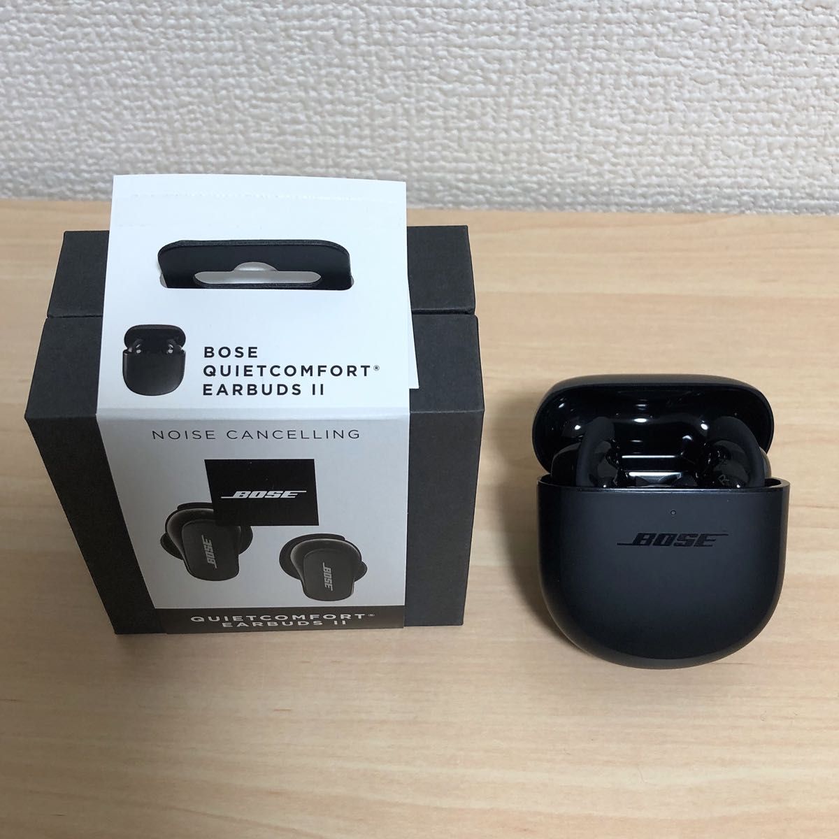 白木/黒塗り BOSE 完全ワイヤレスイヤホン QuietComfort Earbuds II