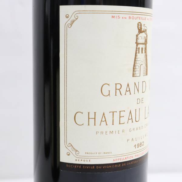 1円~CHATEAU LATOUR(シャトー ラトゥール)1982 14%未満 750ml ※オリ
