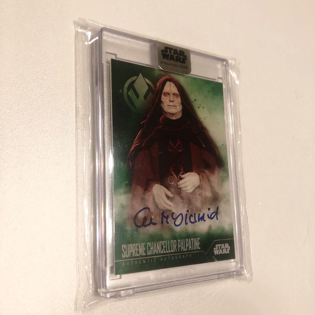 [1円スタート]Topps STARWARS autograph auto card トップス スターウォーズ カード 直筆 サイン 20枚限定 シリアル 直書き パルパティーン_画像1