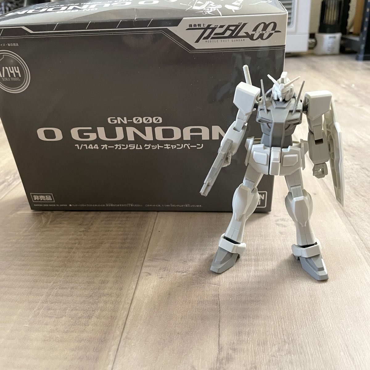 【非売品】BANDAI バンダイ 完成品 0ガンダムゲットキャンペーン ガンプラ レア 希少 未塗装 1/144