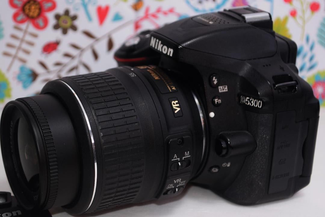 美品Wi-Fi機能搭載Nikon D5300高画質おすすめ一眼レフ カメラ デジタル