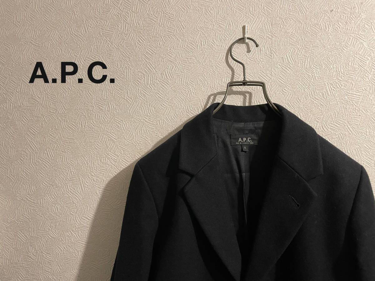 フランス製 A.P.C. アーペーセー ウール チェスターコート-