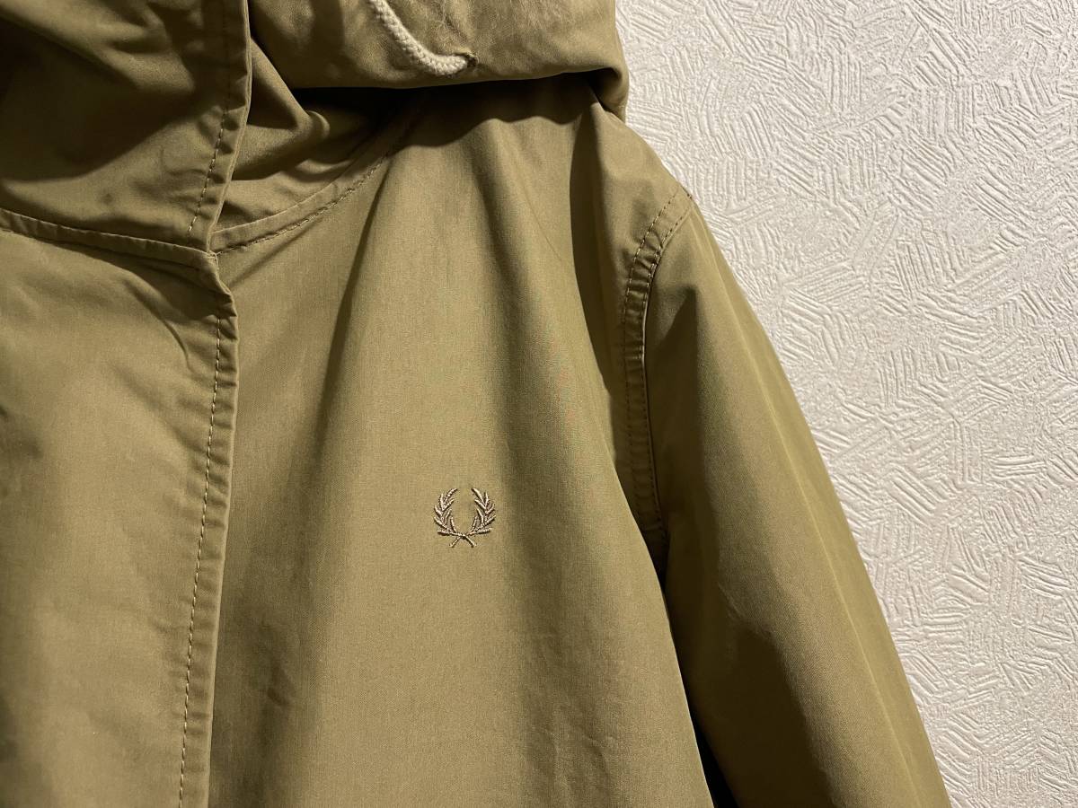 0 FRED RERRY Union ja reclining Mod's Coat / Fred Perry khaki S Ladies #Sirchive