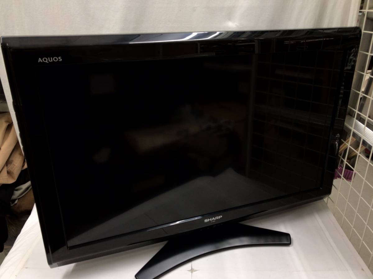 ジャンク SHARP シャープ AQUOS アクオス LC-32E9 32型 液晶テレビ リモコン付属 GA993WJSA 220822_電源が入りません