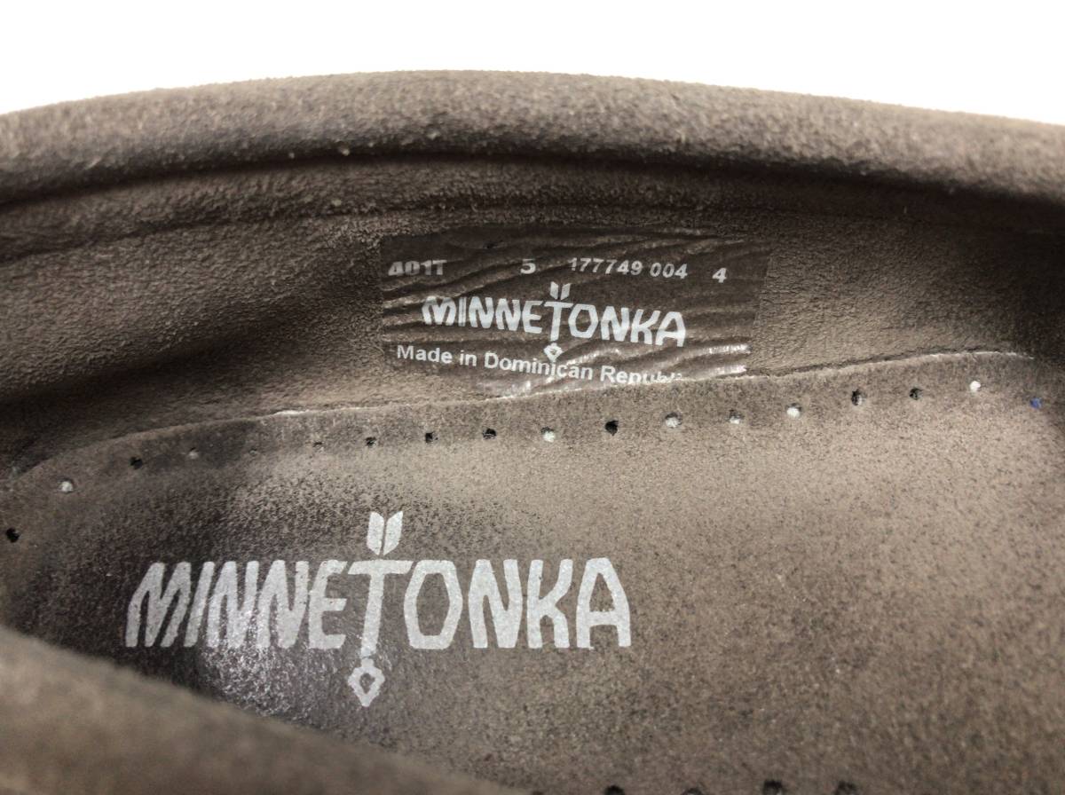 MINNETONKA ミネトンカ スエードモカシン ブラウン US5サイズ 約22cm 22122001_画像5