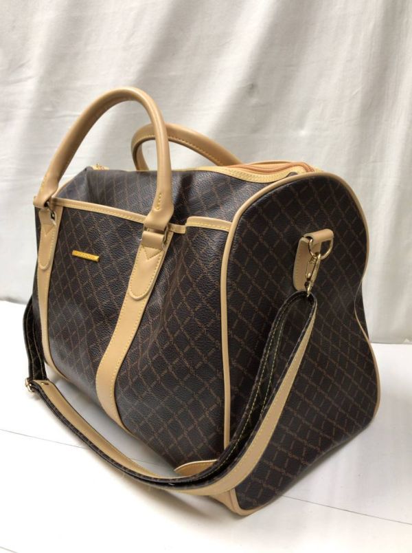 Louis Giorgio Louis joru geo сумка "Boston bag" темно-коричневый общий рисунок 22100303