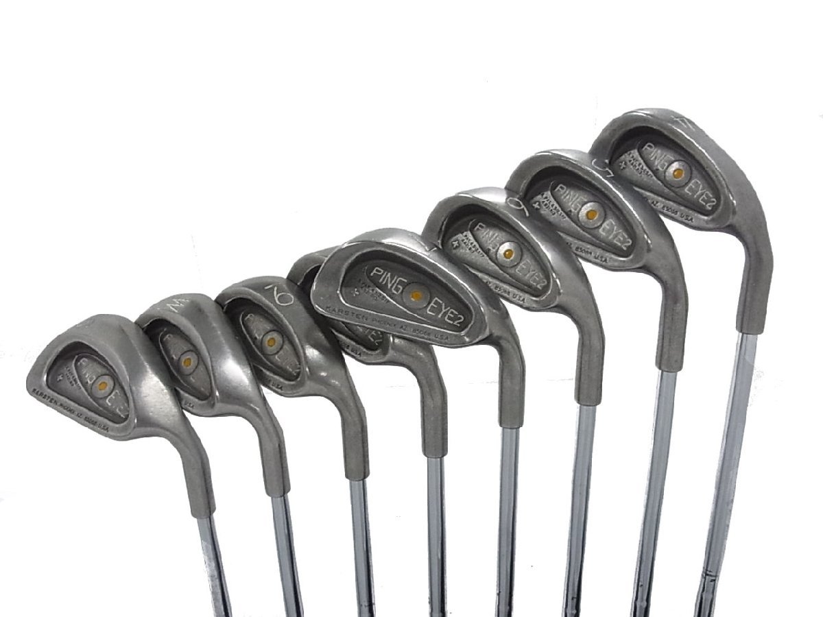 国内最安値! ■ヴィンテージ■ピン■EYE 2 + 8本■4I-9I,W,SW■Kスチール■UNIフレックス■中古■ ピン 国内最安値! ■ヴィンテージ■ピン■EYE 2 + 8本■4I-9I,W,SW■Kスチール■UNIフレックス■中古■ ピン